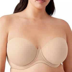 Wacoal Red Carpet Full Figure Underwire Strapless Bra 854119, Up To I Cup